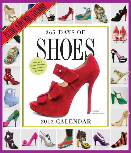 Book Cover 365 Days of Shoes 2012 Wall Calendar