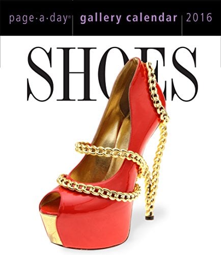 Book Cover Shoes Page-A-Day Gallery Calendar 2016
