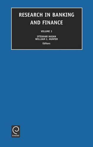 Book Cover Research in Banking and Finance, Vol. 3 (Research in Banking and Finance)