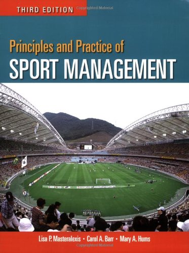 Book Cover Principles And Practice Of Sport Management