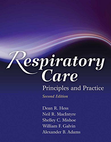 Book Cover Respiratory Care: Principles and Practice