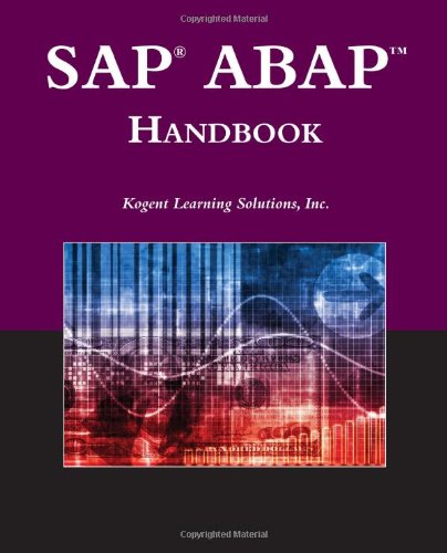 Book Cover SAP® ABAP™ Handbook (The Jones and Bartlett Publishers Sap Book Series)