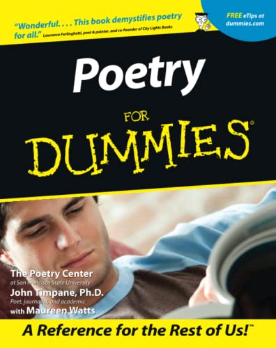 Book Cover Poetry For Dummies
