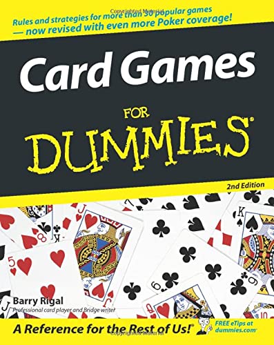 Book Cover Card Games For Dummies