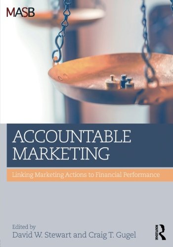 Book Cover Accountable Marketing: Linking marketing actions to financial performance