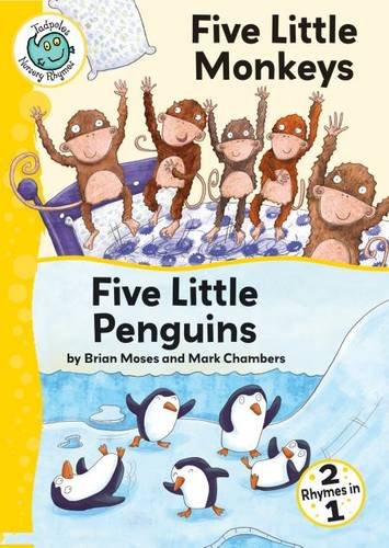 Book Cover Five Little Monkeys and Five Little Penguins (Tadpoles: Nursery Rhymes)