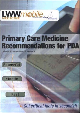 Book Cover Primary Care Medicine Recommendations for PDA: Powered by Skyscape, Inc. (Lww Mobile Medicine)