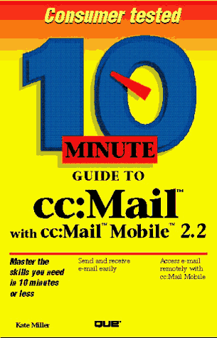 Book Cover 10 Minute Guide to Cc: Mail With Cc : Mail Mobile