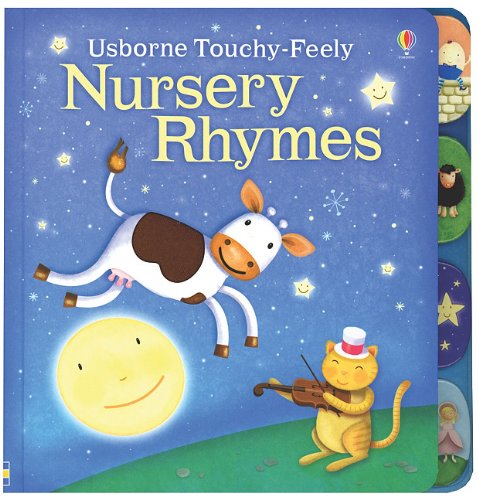 Book Cover Usborne Touchy-Feely Nursery Rhymes (Luxury Touchy-Feely Board Books)