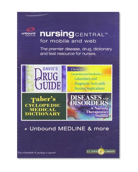 Book Cover Nursing Central, Mobile and Web Edition, powered by Unbound Medicine