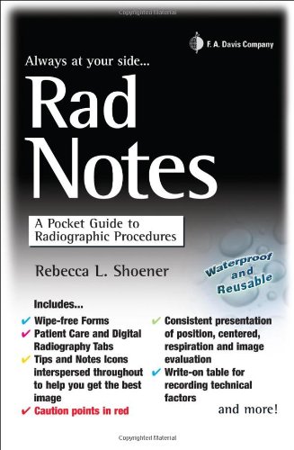 Book Cover Rad Notes: A Pocket Guide to Radiographic Procedures (Davis's Notes)