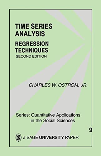 Book Cover Time Series Analysis: Regression Techniques (Quantitative Applications in the Social Sciences)