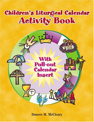 Book Cover Childern's Liturgical Calendar Activity Book