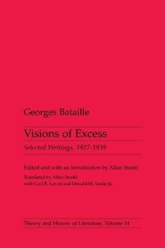 Book Cover Visions of Excess: Selected Writings, 1927-1939