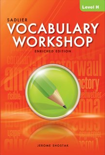 Book Cover Vocabulary Workshop Enriched Edition Level H