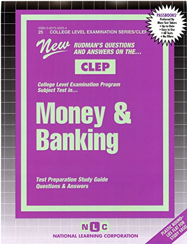 Book Cover MONEY & BANKING (College Level Examination Series) (Passbooks) (COLLEGE LEVEL EXAMINATION SERIES (CLEP))