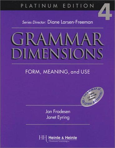 Book Cover Grammar Dimensions: Form, Meaning and Use (Platinum Edition 4)