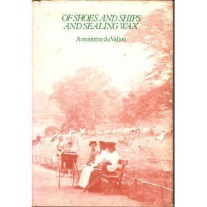 Book Cover Of shoes and ships and sealing wax