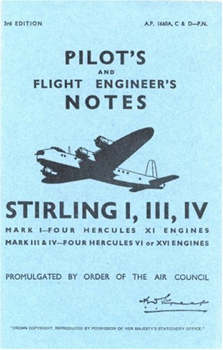 Book Cover Shorts Stirling I, III & IV -Pilot's Notes