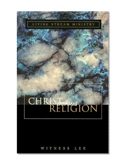 Book Cover Christ versus Religion
