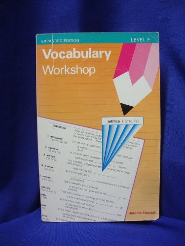 Book Cover Vocabulary Workshop (Level E)