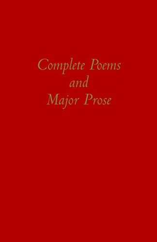 Book Cover Complete Poems and Major Prose