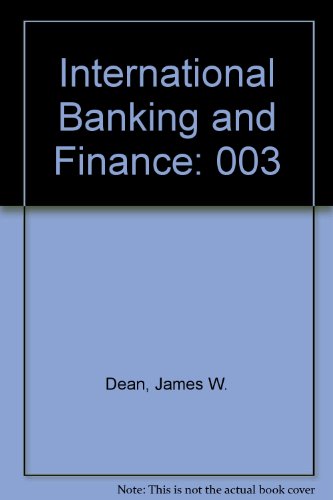 Book Cover International Banking and Finance
