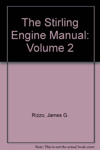 Book Cover Stirling Engine Manual Volume 2 (v. 2)