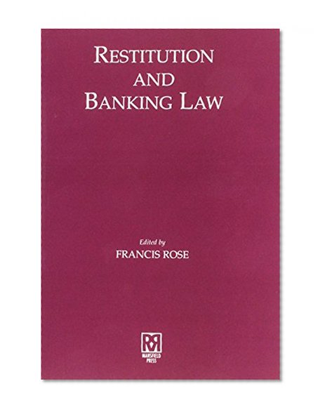Book Cover Restitution and Banking Law