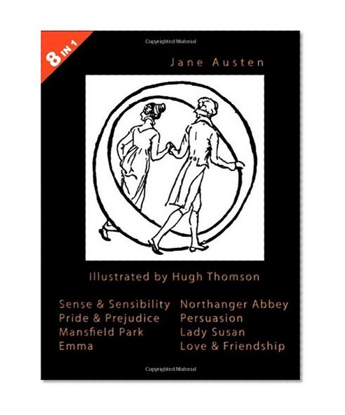 Book Cover Jane Austen - 8 Books In 1: Sense & Sensibility, Pride & Prejudice, Mansfield Park, Emma, Northanger Abbey, Persuasion, Lady Susan, and Love & Friendship