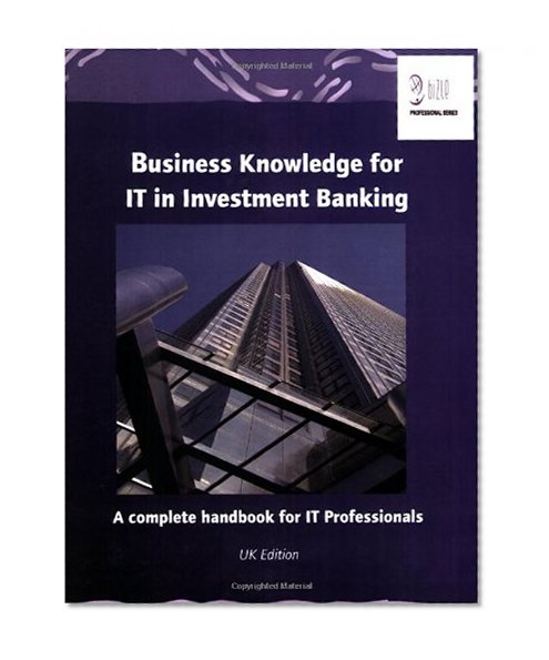 Book Cover Business Knowledge for It in Investment Banking (Bizle Professional)