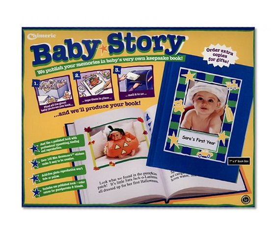 Book Cover Baby Story: Publish Your Memories in Baby's Very Own Keepsake Book!