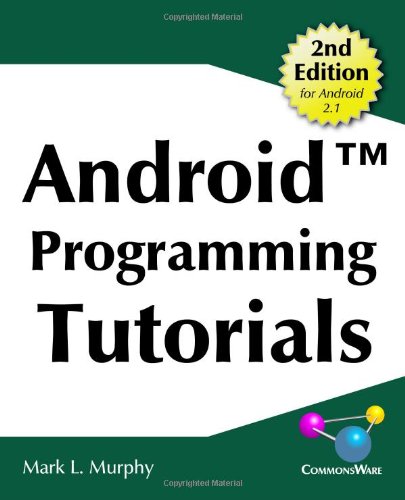 Book Cover Android Programming Tutorials, 2nd Edition