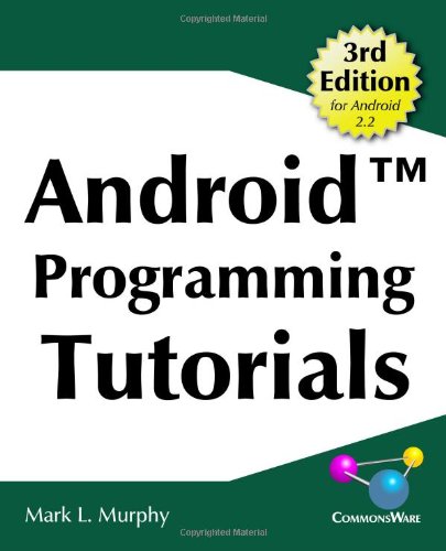 Book Cover Android Programming Tutorials, 3rd Edition