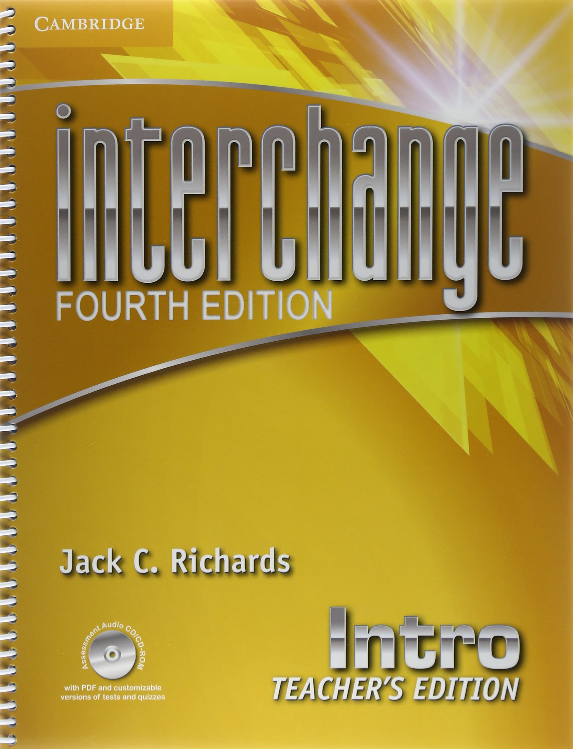 Book Cover Interchange Intro Teacher's Edition with Assessment Audio CD/CD-ROM (Interchange Fourth Edition)