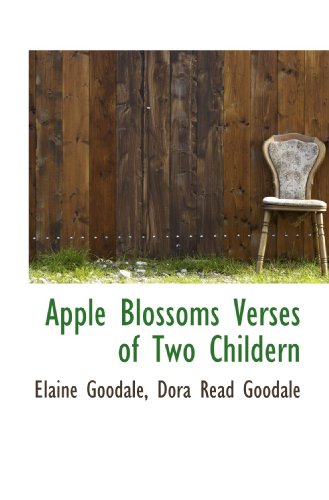 Book Cover Apple Blossoms Verses of Two Childern