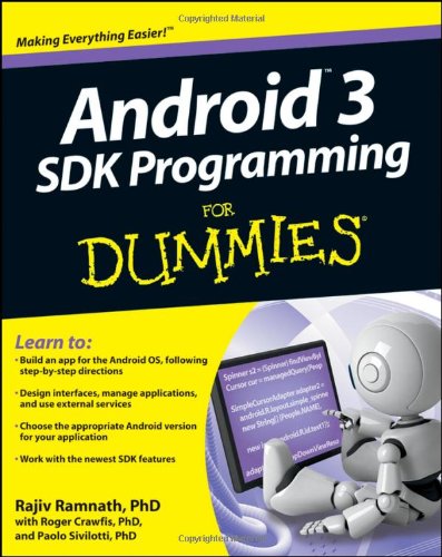Book Cover Android 3 SDK Programming For Dummies