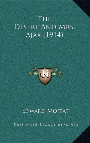 Book Cover The Desert And Mrs. Ajax (1914)