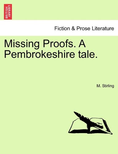 Book Cover Missing Proofs. A Pembrokeshire tale.