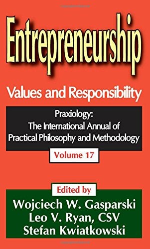 Book Cover Entrepreneurship: Values and Responsibility (Praxiology)
