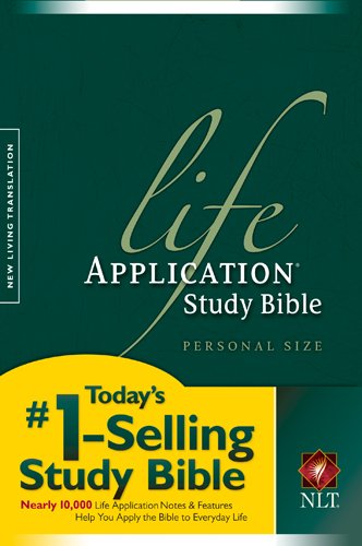 Book Cover Life Application Study Bible NLT, Personal Size