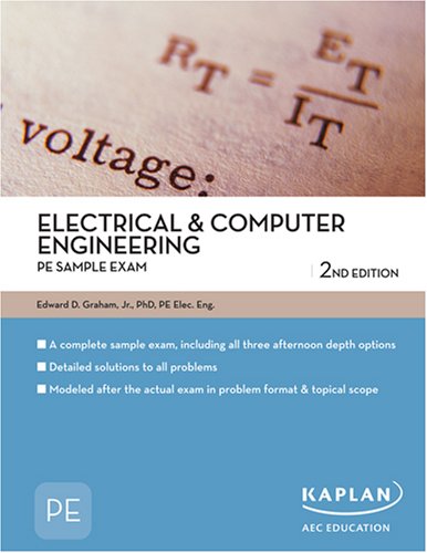 Book Cover Electrical & Computer Engineering PE Sample Exam (Pe Exam Preparation)
