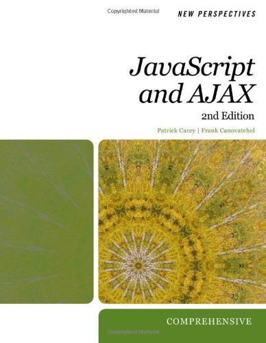 Book Cover New Perspectives on Javascript and AJAX: Comprehensive (HTML)