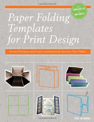 Book Cover Paper Folding Templates for Print Design: Formats, Techniques and Design Considerations for Innovative Paper Folding