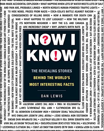 Book Cover Now I Know: The Revealing Stories Behind the World's Most Interesting Facts