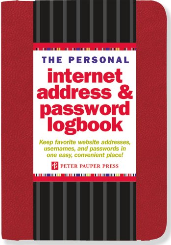 Book Cover The Personal Internet Address & Password Logbook (Red)