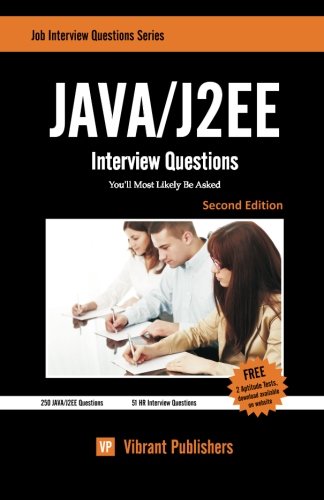 Book Cover Java / J2EE Interview Questions You'll Most Likely Be Asked (Job Interview Questions)