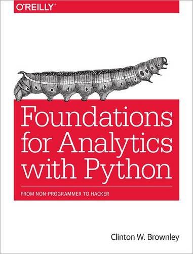 Book Cover Foundations for Analytics with Python