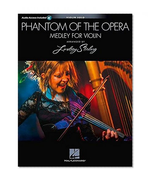 Book Cover Phantom of the Opera: Lindsey Stirling Medley: Book with Original Audio Backing Tracks