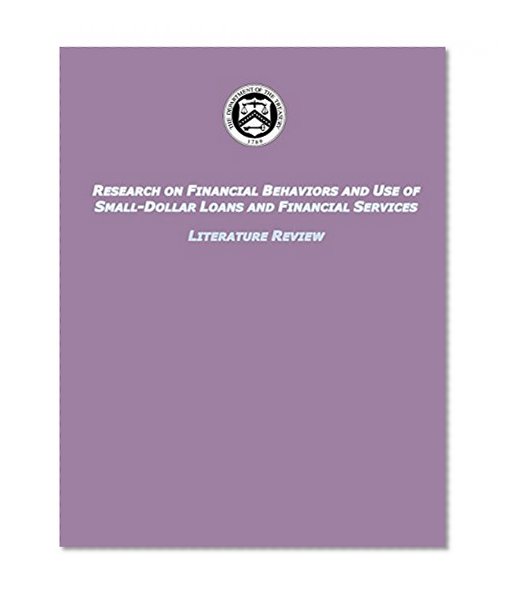 Book Cover Research on Financial Behaviors and Use of Small-Dollar Loans and Financial Services Literature Review